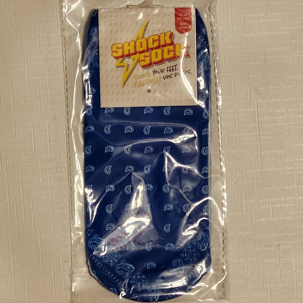 SHOCK SOCK Bandana print no show socks BNIP One Size
